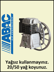 KOMPRESÖR KAFASI B5900 - 12 Bar - Uygun olan hava deposu: 500 Lt - Hava Üretimi: 653 Lt/dk. - Uygun olan motor gücü: 5.5 HP - 380 Volt - 1