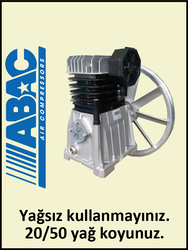 KOMPRESÖR KAFASI B3800 - 8 Bar - Uygun olan hava deposu: 200 Lt - Hava Üretimi: 476 lt./dk. - Uygun olan motor gücü: 3 HP - 220 Volt - PUMA ( PROFESYONEL SERİSİ )