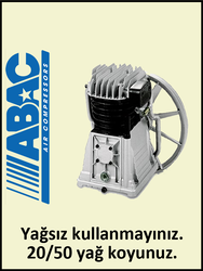 KOMPRESÖR KAFASI B4900 - 12 Bar - Uygun olan hava deposu: 300 Lt - Hava Üretimi: 514 lt./dk. - Uygun olan motor gücü: 4 HP - 380 Volt - PUMA ( PROFESYONEL SERİSİ )