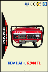 POWER - BT3800 2.7 Kw - 3.4 Kva BENZİNLİ JENERATÖR - İpli