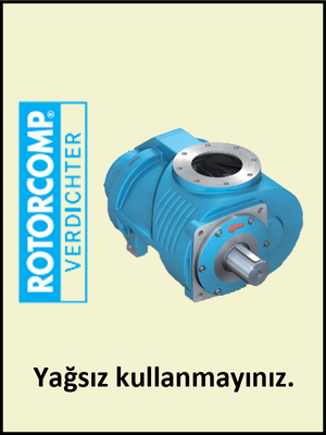 VİDALI KOMPRESÖR KAFASI EVO15 - 13 Bar - Uygun olan hava deposu: 2000 Lt - Hava Üretimi: 14.4 m3/dk. - Uygun olan motor gücü: 60-125 HP - 380 Volt - 1