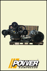 ŞASİ ÜZERİ KOMPRESÖR ( 500 Lt depo için ) 8 Bar - Hava Üretimi: 1051 Lt/dk. - Motor Gücü: 10 HP 380 Volt - POWER