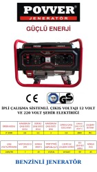 LT3900 3 Kw - 3.8 Kva BENZİNLİ JENERATÖR İpli - POWER
