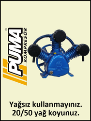 KOMPRESÖR KAFASI PE75 - 8 Bar - Uygun olan hava deposu: 500 Lt - Hava Üretimi: 965 lt./dk. - Uygun olan motor gücü: 7.5 HP - 380 Volt - 1