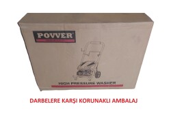 Povver PROFESYONEL (Bakır Sargılı) İNDÜKSİYON MOTORLU Yüksek Basınçlı Yıkama Makinası (3700 W - 180 Bar) - 3