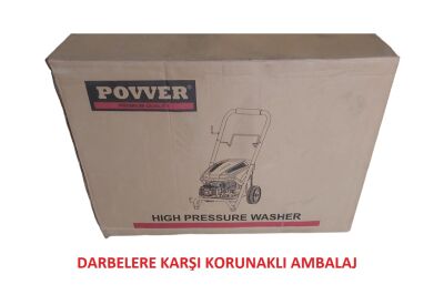 Povver PROFESYONEL (Bakır Sargılı) İNDÜKSİYON MOTORLU Yüksek Basınçlı Yıkama Makinası (3700 W - 180 Bar) - 3
