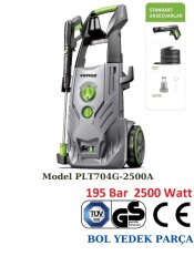 Povver PROFESYONEL (Bakır Sargılı) İNDÜKSİYON MOTORLU Yüksek Basınçlı Yıkama Makinası (2500 W-195 Bar) - POWER