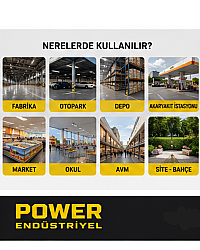 POVVER Endüstriyel Mekanik Yer Süpürgesi - 7