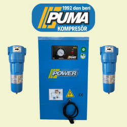 POWER Hava Kurutma (Kapasitesi: 2,5 m3/dk - 2500 lt./dk.) (20 - 25 HP Arası Kompresörler için) - 