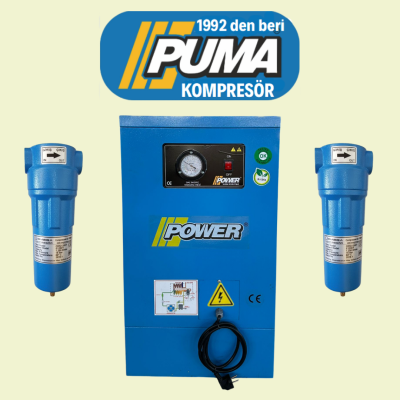 POWER Hava Kurutma (Kapasitesi: 2,5 m3/dk - 2500 lt./dk.) (20 - 25 HP Arası Kompresörler için) - 1