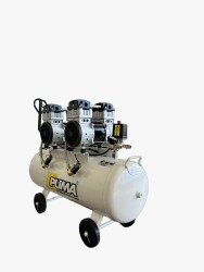 SESSİZ YAĞSIZ PİSTONLU KOMPRESÖR - 100 Lt - 3 HP - 8 Bar - Hava Üretimi: 400 Lt/dk. - 220 Volt - 3