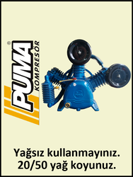 KOMPRESÖR KAFASI PT50 - 12 Bar - Uygun olan hava deposu: 500 Lt - Hava Üretimi: 627 lt./dk. - Uygun olan motor gücü: 7.5 HP - 380 Volt - 1